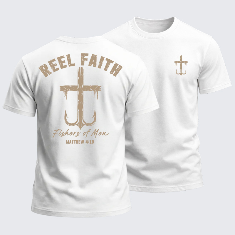 Heavyweight Cotton Tee - Reel Faith