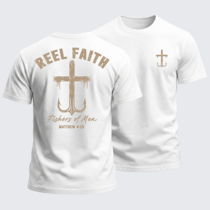 Heavyweight Cotton Tee - Reel Faith