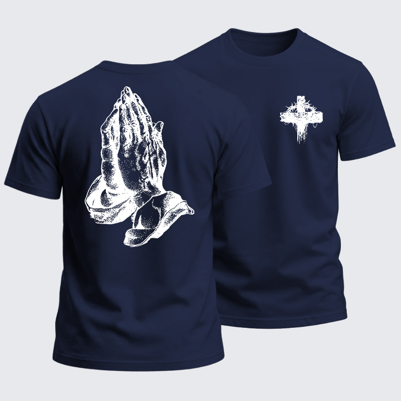 Heavyweight Cotton Tee - Hold the Cross