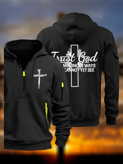 Trust God Jesus God Christian Zipper Hoodies