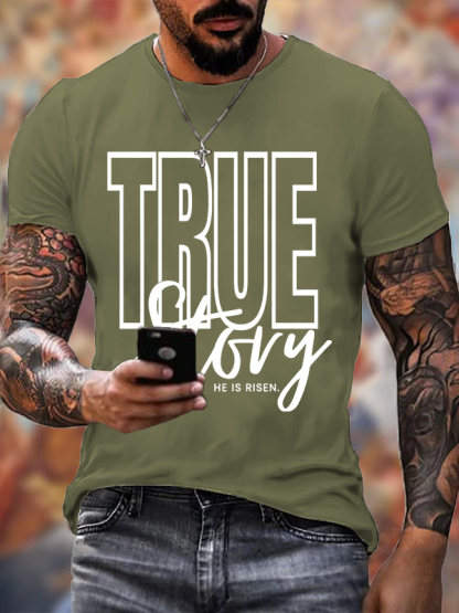 True Story Jesus God Christian Cotton T-Shirt