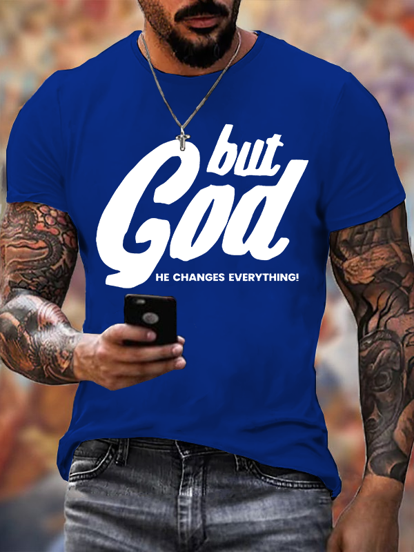 But God Jesus God Christian Cotton T-Shirt