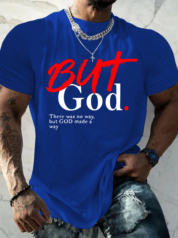 But God Jesus God Christian Cotton T-Shirt