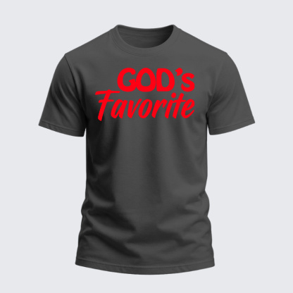 Heavyweight Cotton Tee - God's Favorite
