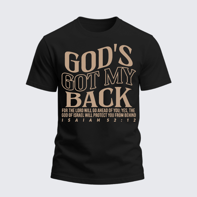 Heavyweight Cotton Tee - God's Got My Back