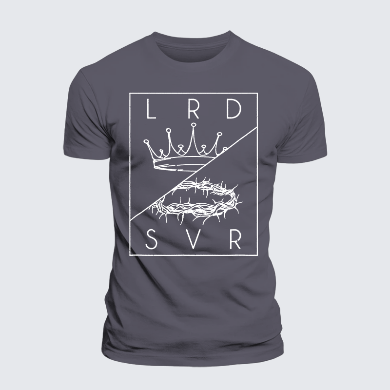 Lord Savior Jesus God Christian Premium Mercerized Cotton Tee
