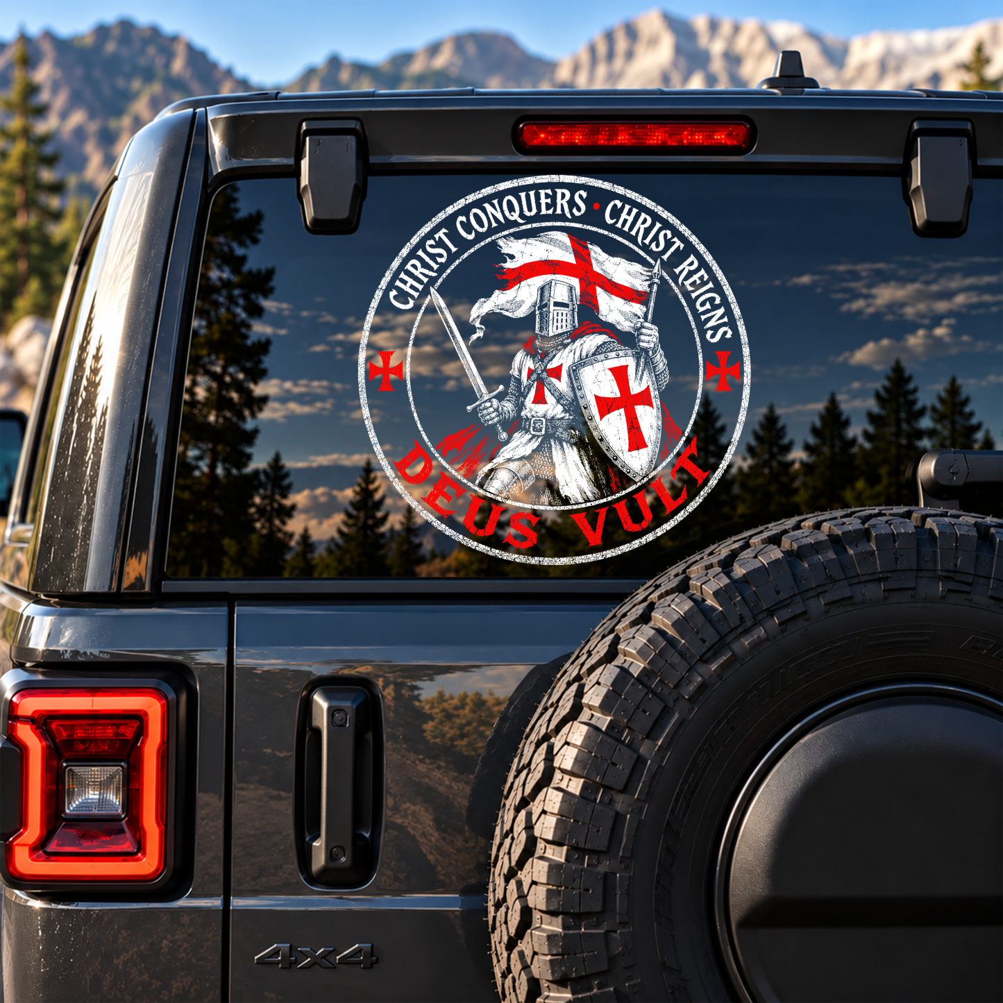 Car & Truck Vinyl Decals - Deus Vult