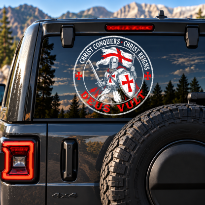 Car & Truck Vinyl Decals  - Deus Vult