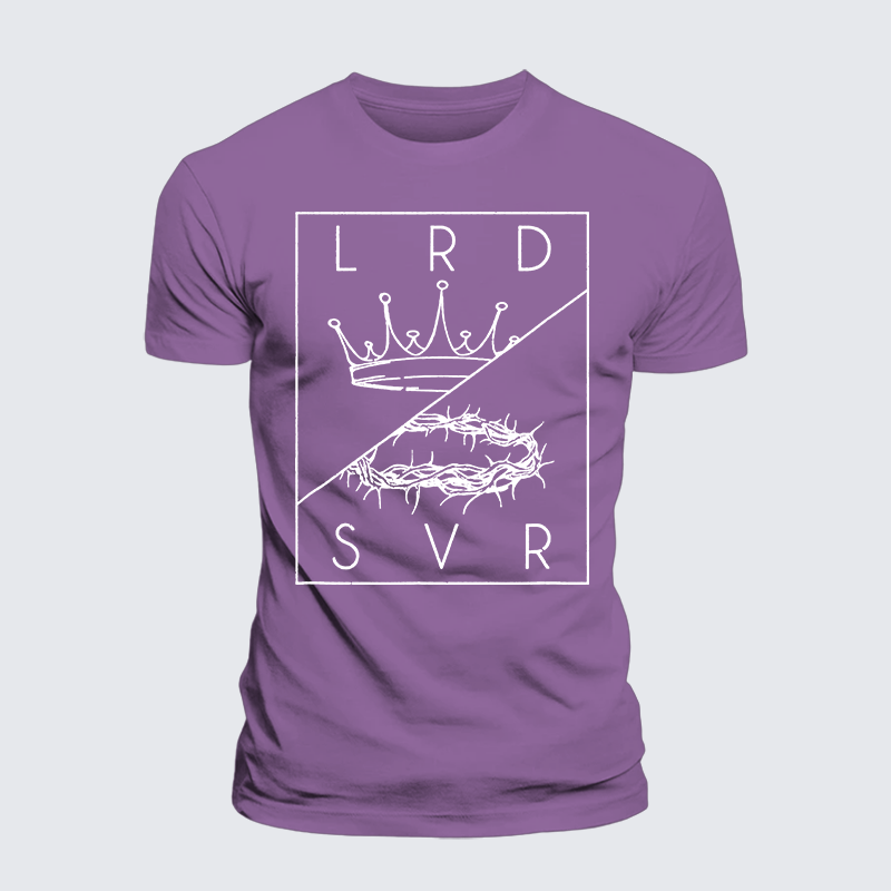 Lord Savior Jesus God Christian Premium Mercerized Cotton Tee