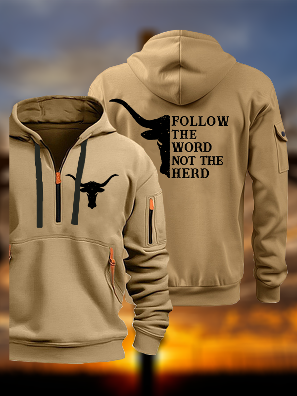 Follow The Word Jesus God Christian Zipper Hoodies