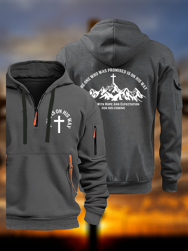 Jesus Is On His Way Jesus God Christian Zipper Hoodies
