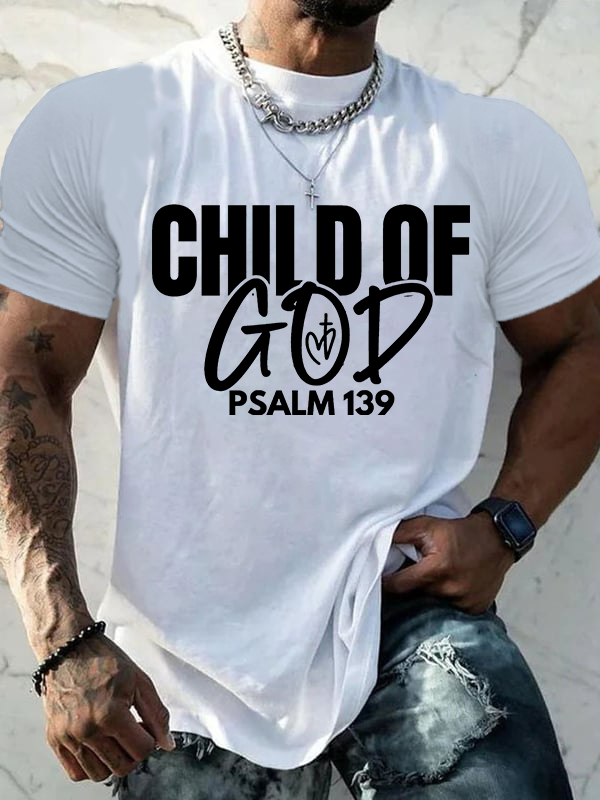 Child Of God Jesus God Christian Cotton T-Shirt