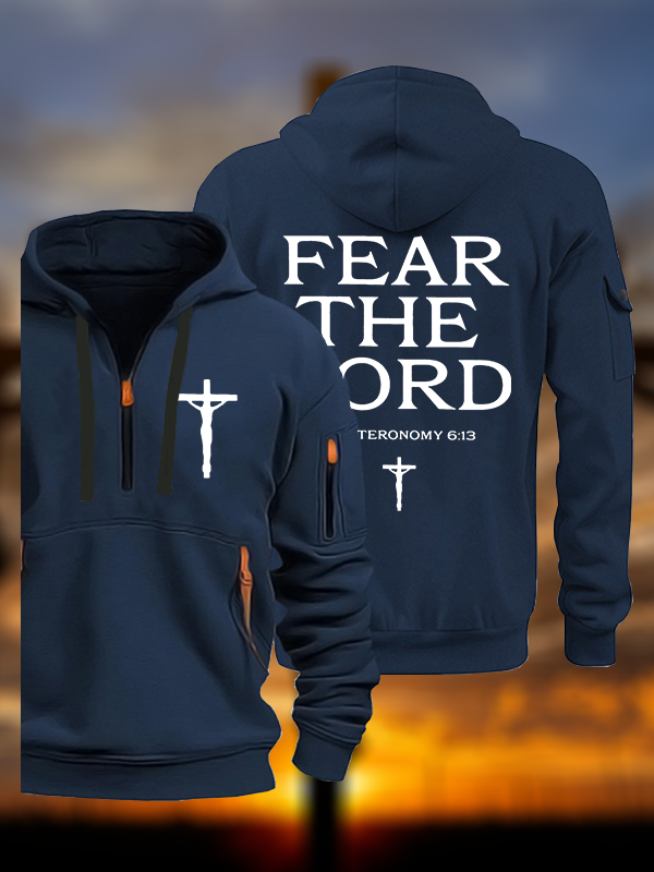 Fear The Lord Jesus God Christian Zipper Hoodies