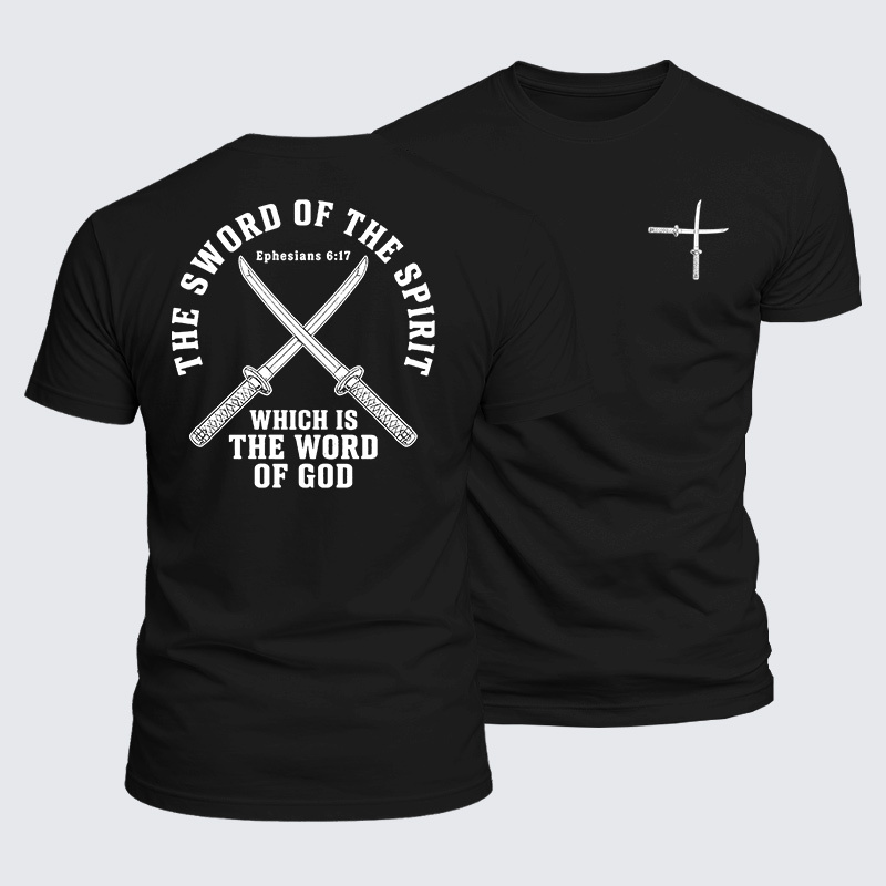 Man Of God Husband Dad Jesus God Christian Cotton T-Shirt