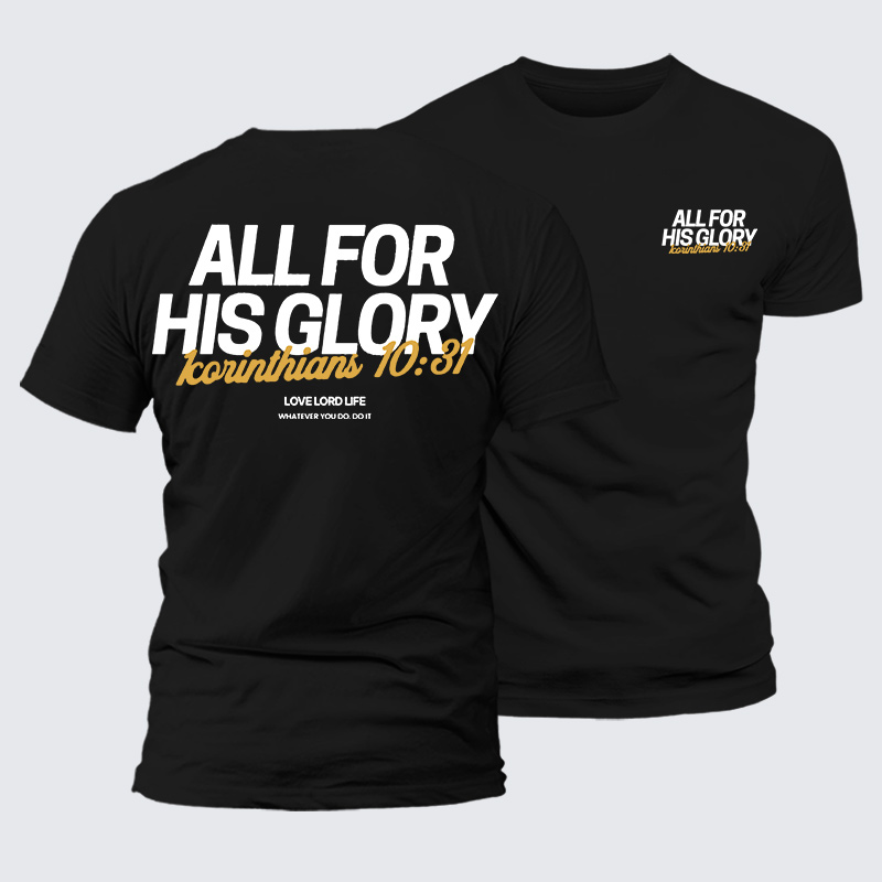 Man Of God Husband Dad Jesus God Christian Cotton T-Shirt