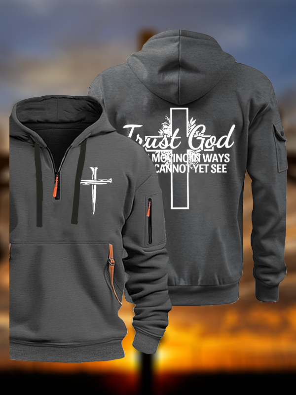Trust God Jesus God Christian Zipper Hoodies