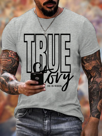 True Story Jesus God Christian Cotton T-Shirt