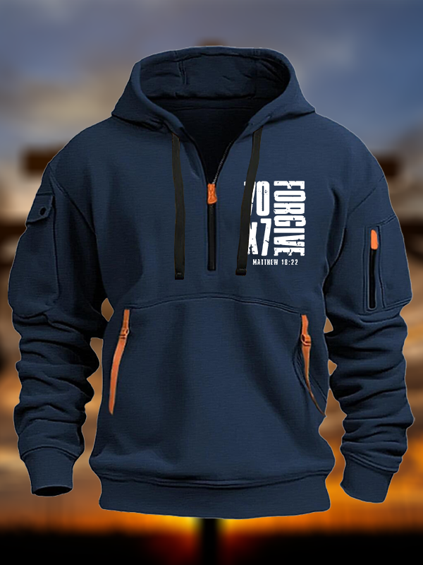 70×7 Forgive Jesus God Christian Zipper Hoodies