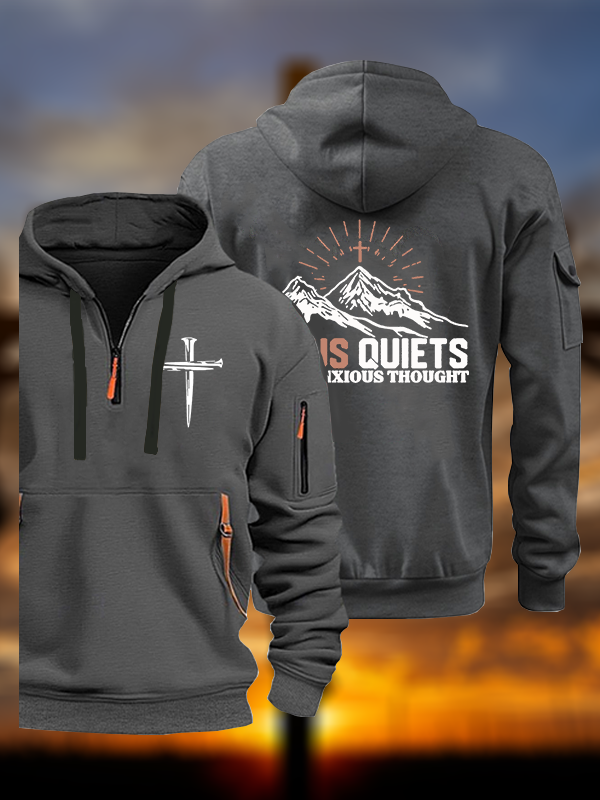 Jesus Quiets Every Anxious Thought Jesus God Christian Zipper Hoodies