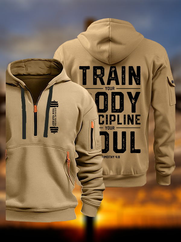Train Your Body Jesus God Christian Zipper Hoodies