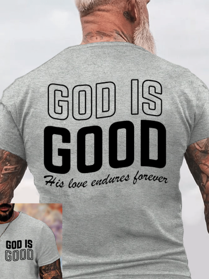 God Is Good Jesus God Christian Cotton T-Shirt