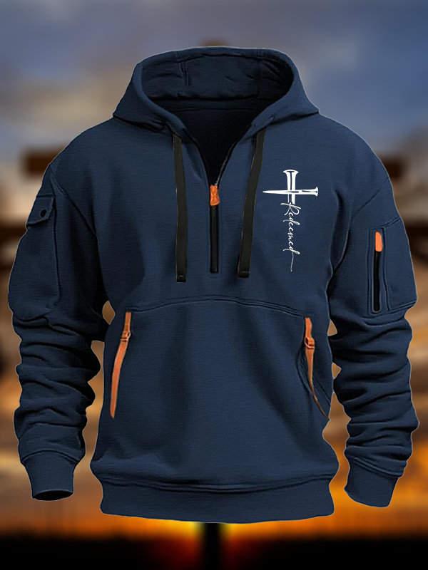 Cross Redeemed Zipper Hoodies