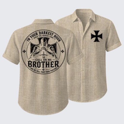 Call On Me Brother – Knights of Faith Short Sleeve Shirt