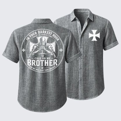 Call On Me Brother – Knights of Faith Short Sleeve Shirt