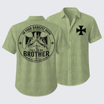 Call On Me Brother – Knights of Faith Short Sleeve Shirt