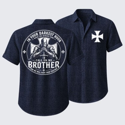 Call On Me Brother – Knights of Faith Short Sleeve Shirt