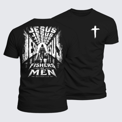 Luxe Mercerized Cotton Tee - Fishers of Men – Matthew 4:19
