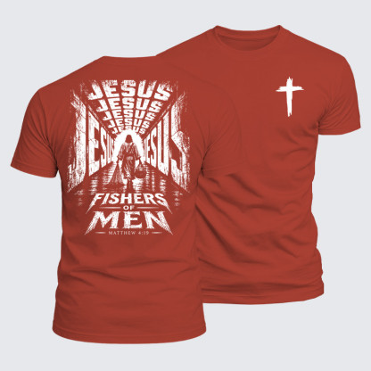 Luxe Mercerized Cotton Tee - Fishers of Men – Matthew 4:19