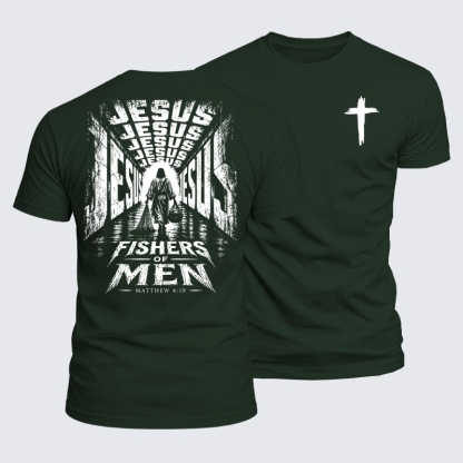 Luxe Mercerized Cotton Tee - Fishers of Men – Matthew 4:19