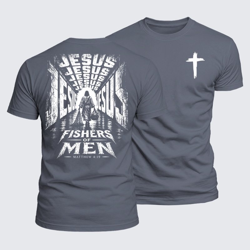 Luxe Mercerized Cotton Tee - Fishers of Men – Matthew 4:19