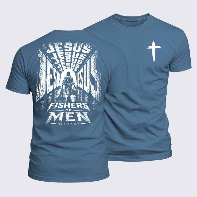 Luxe Mercerized Cotton Tee - Fishers of Men – Matthew 4:19