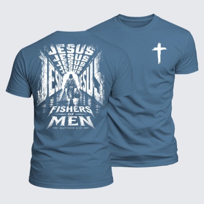 Luxe Mercerized Cotton Tee - Fishers of Men – Matthew 4:19