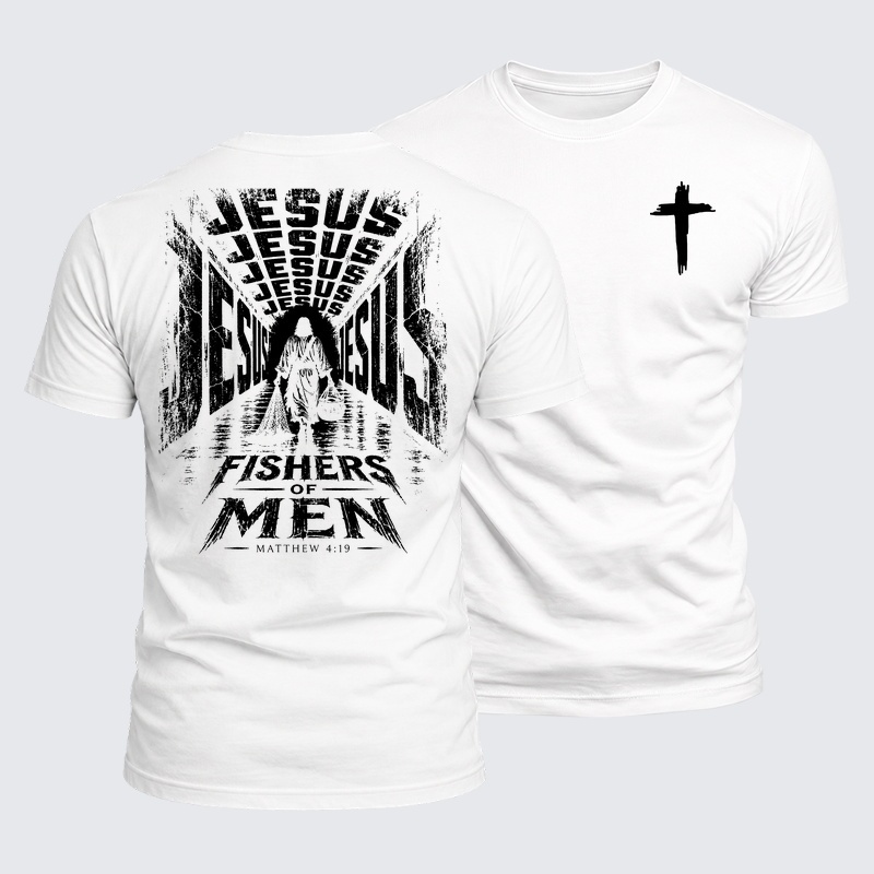 Luxe Mercerized Cotton Tee - Fishers of Men – Matthew 4:19