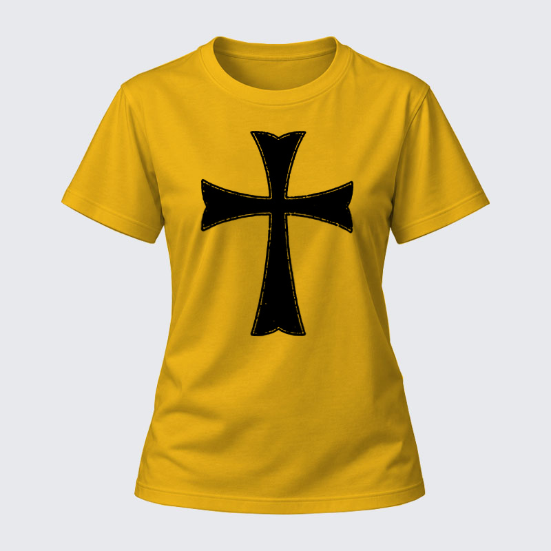 Women's T-shirts  - Knights Templar Crusader Cross   
