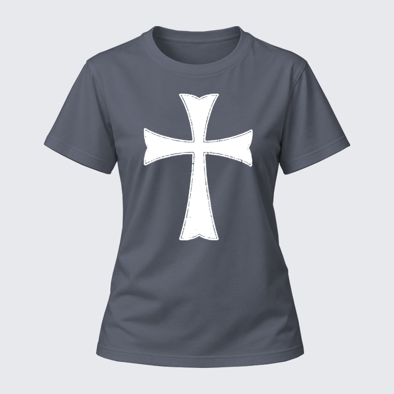 Women's T-shirts  - Knights Templar Crusader Cross   
