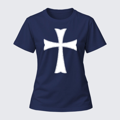 Women's T-shirts  - Knights Templar Crusader Cross   
