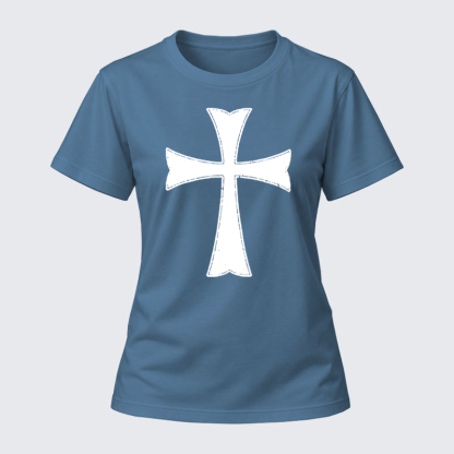 Women's T-shirts  - Knights Templar Crusader Cross   