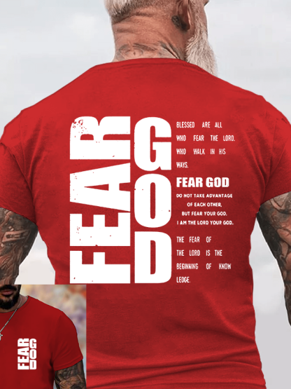 Fear God Christian Cotton T-Shirt