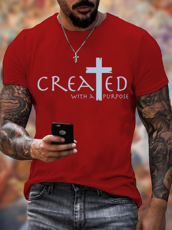 Created with a Purpose Cotton T-Shirts