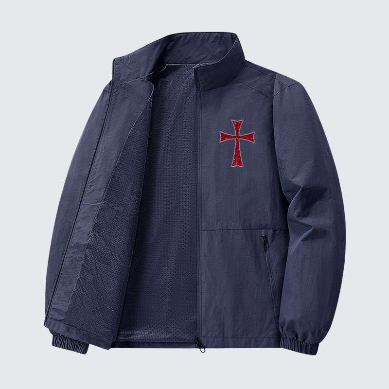 Knights Templar Crusader Quick-Dry Lightweight Jacket