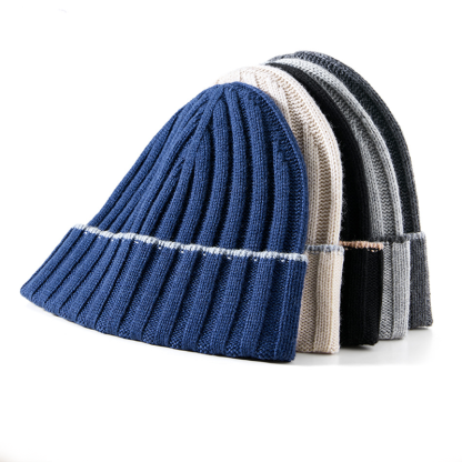 Classic Wool Blend Knit Beanie