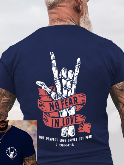 No Fear In Love Christian Cotton T-Shirt