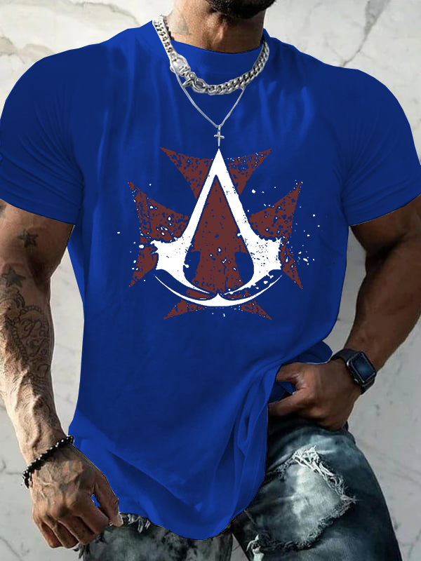 Cross Crew Neck Christian Cotton T-Shirt