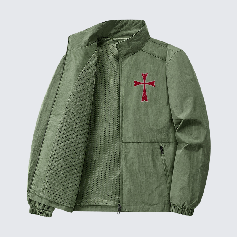 Knights Templar Crusader Quick-Dry Lightweight Jacket