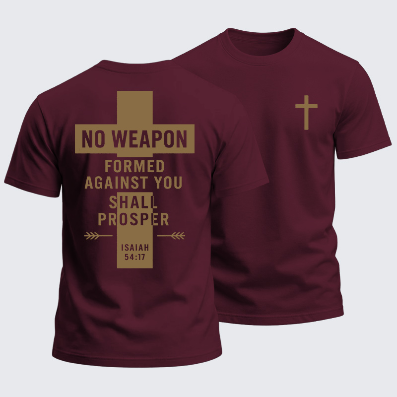 Heavyweight Cotton Tee - Isaiah 54:17