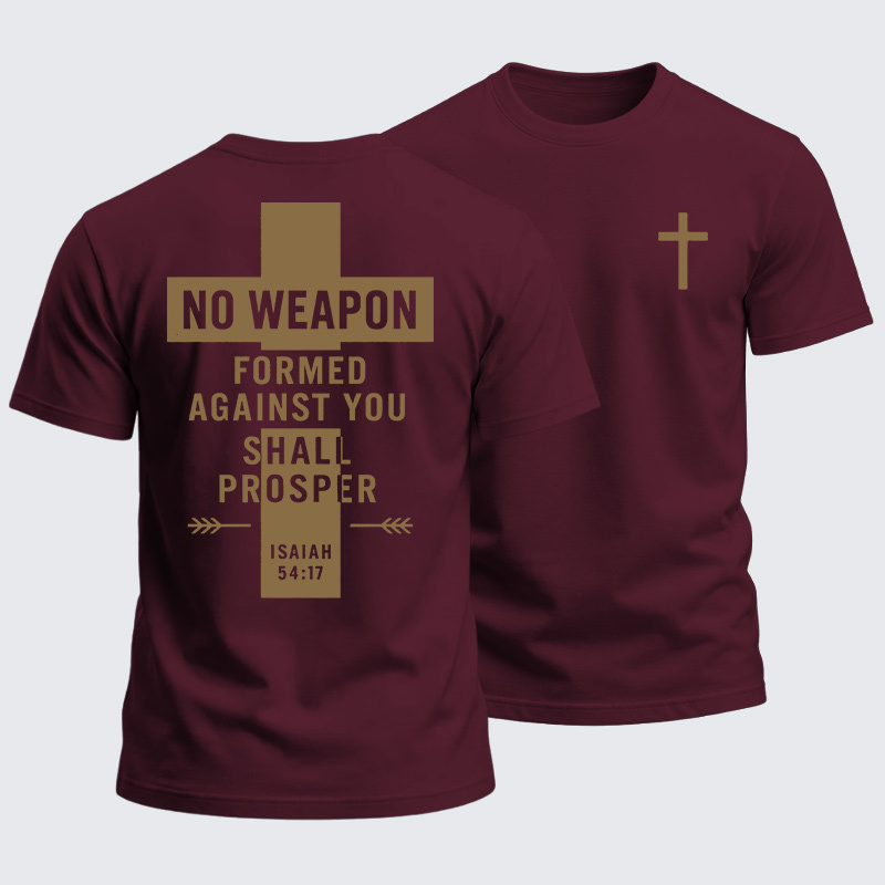 Heavyweight Cotton Tee - Isaiah 54:17